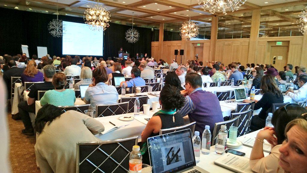 This is what a room full of scientists trying to figure out how to develop Huntington's disease treatments looks like