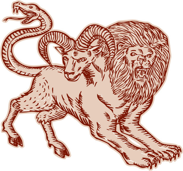 Scientists call animals which include cells from more than one species a Chimera, after a story from Greek mythology.
