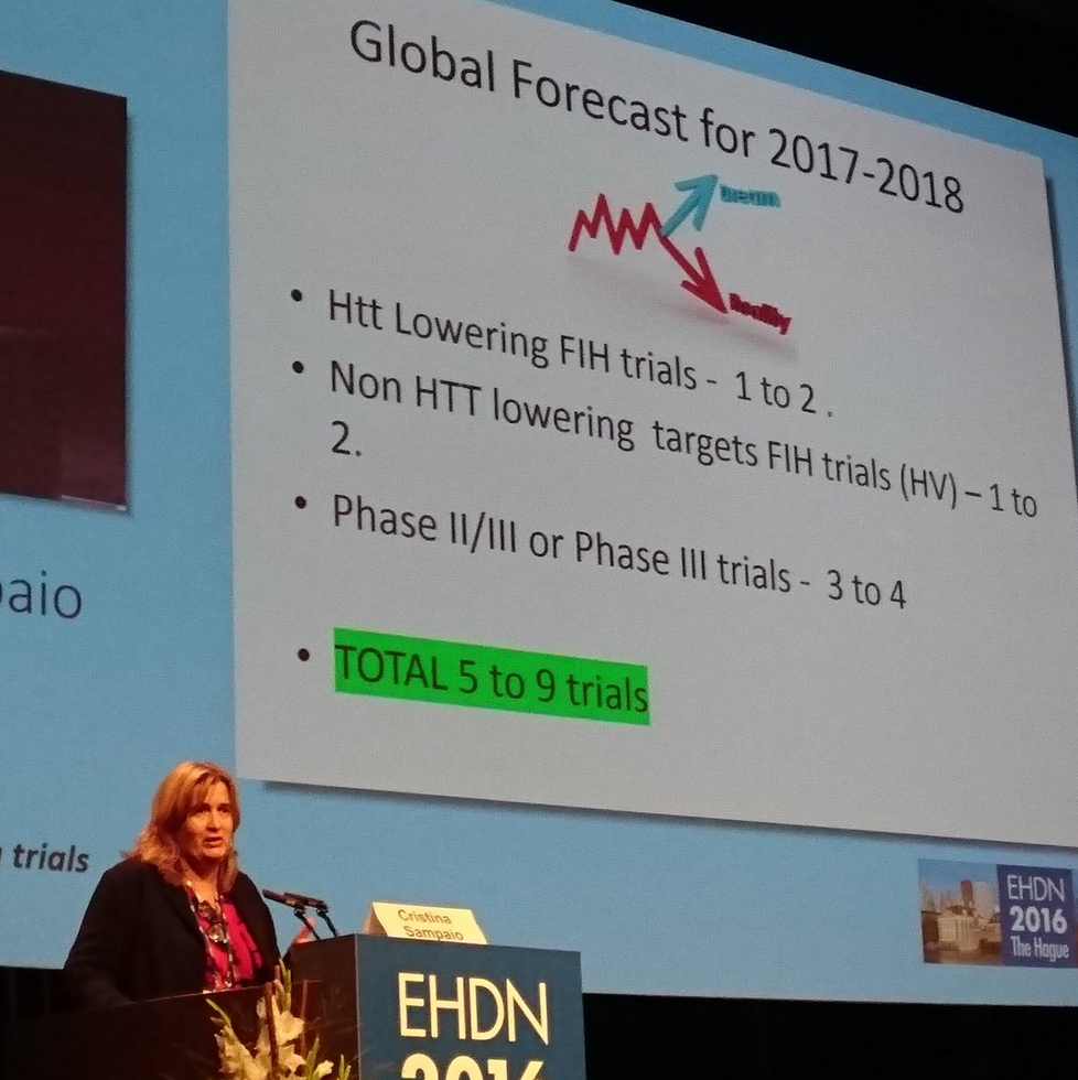 Cristina Sampaio predicted that lots of new clinical trials will be starting soon