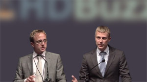 Dr Ed Wild and Dr Jeff Carroll, HDBuzz editors-in-chief