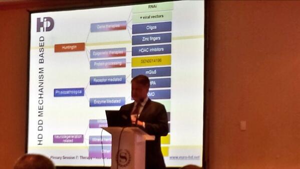 Bernhard Landwerhmeyer gives an overview of the many recent, current and planned HD drug trials