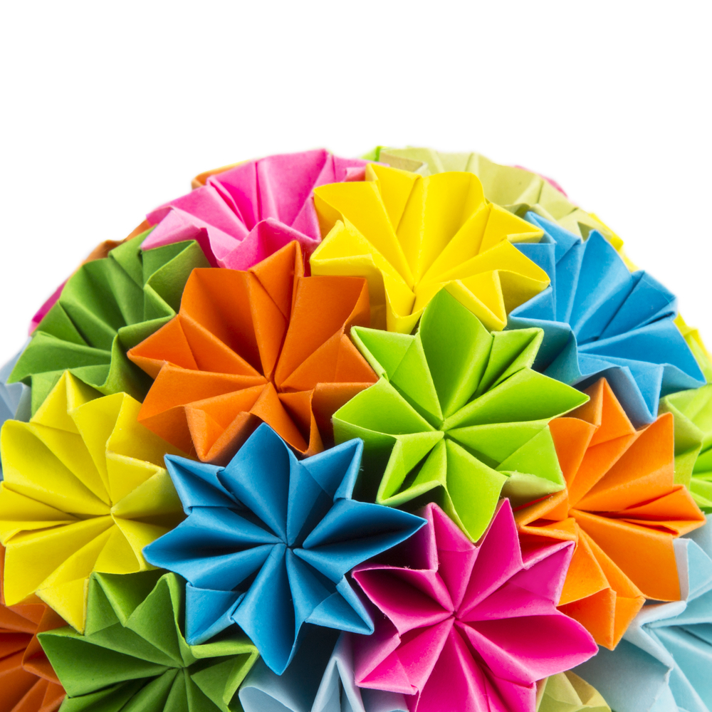 Each cell of the body has a massive amount of DNA to keep track of. Cells fold and organize this genetic information in a very careful way, like a perfectly folded origami flower.