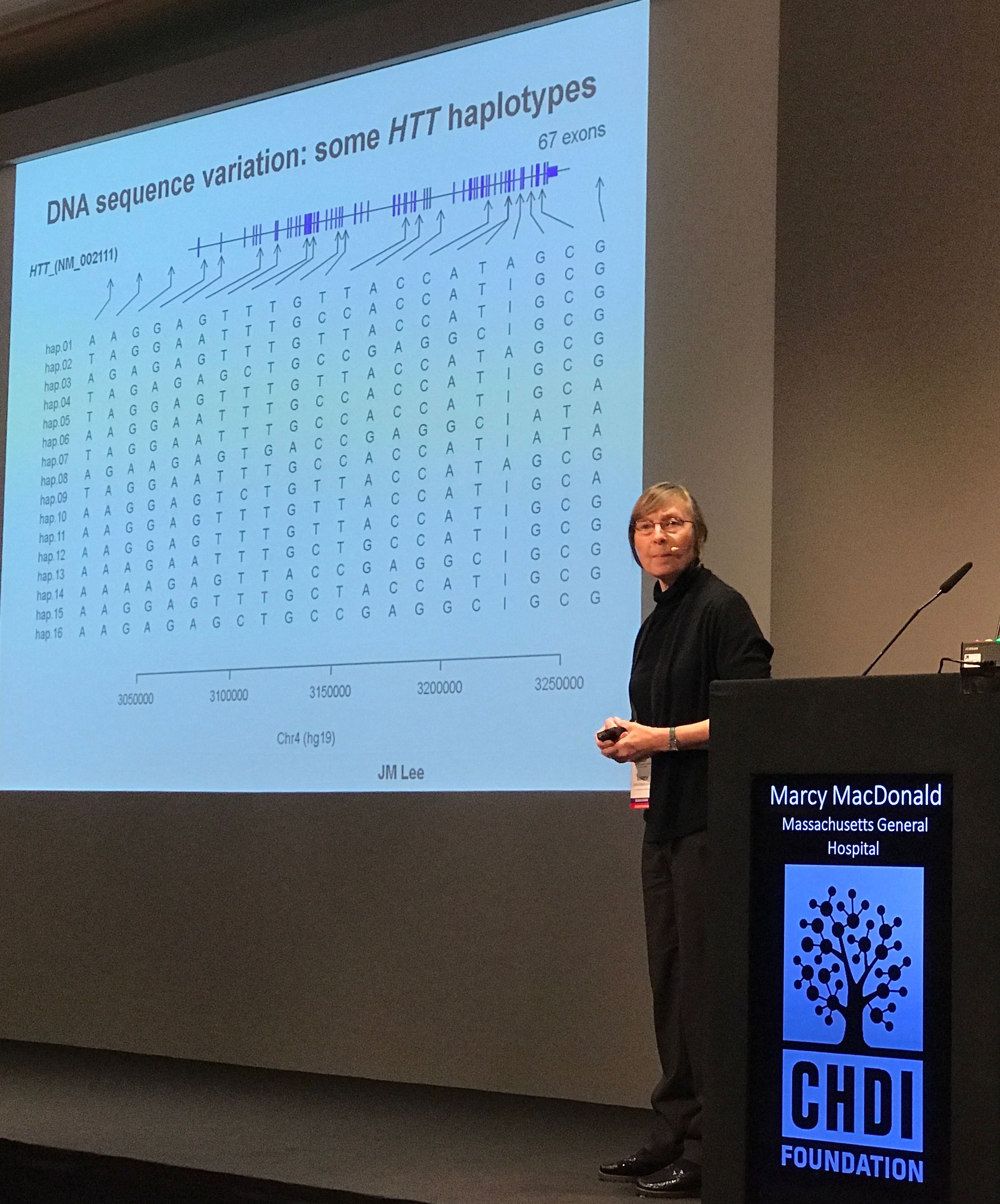 Marcy MacDonald - a living legend in the field of Huntington's disease genetic research