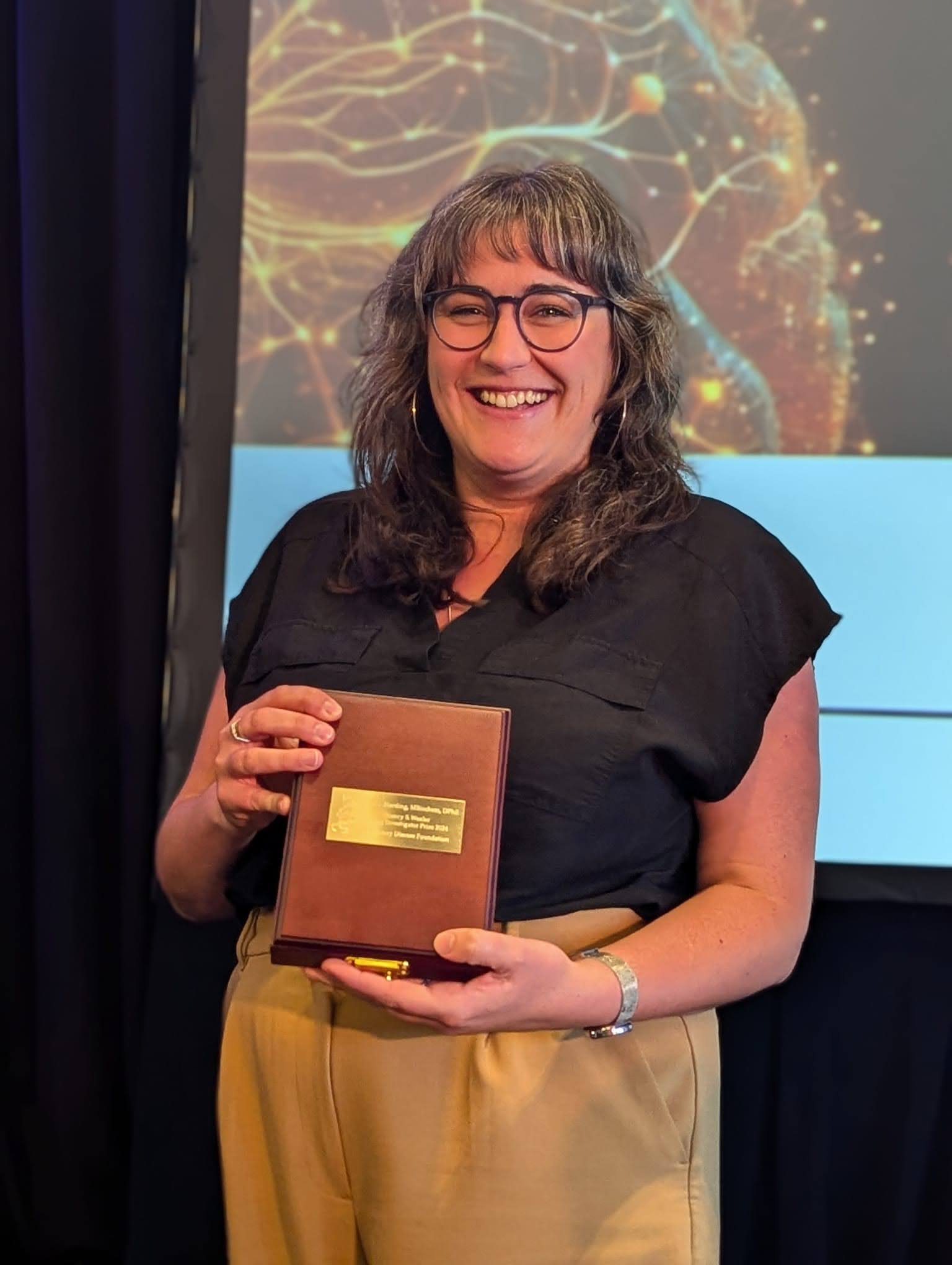 HDBuzz's own Rachel Harding was awarded the 2024 Nancy S Wexler Young Investigator Prize! Awarded to a young researcher in the HD field who reflects the highest caliber of excellence, diligence, and creative thinking, Rachel embodies what the award is intended to honor.