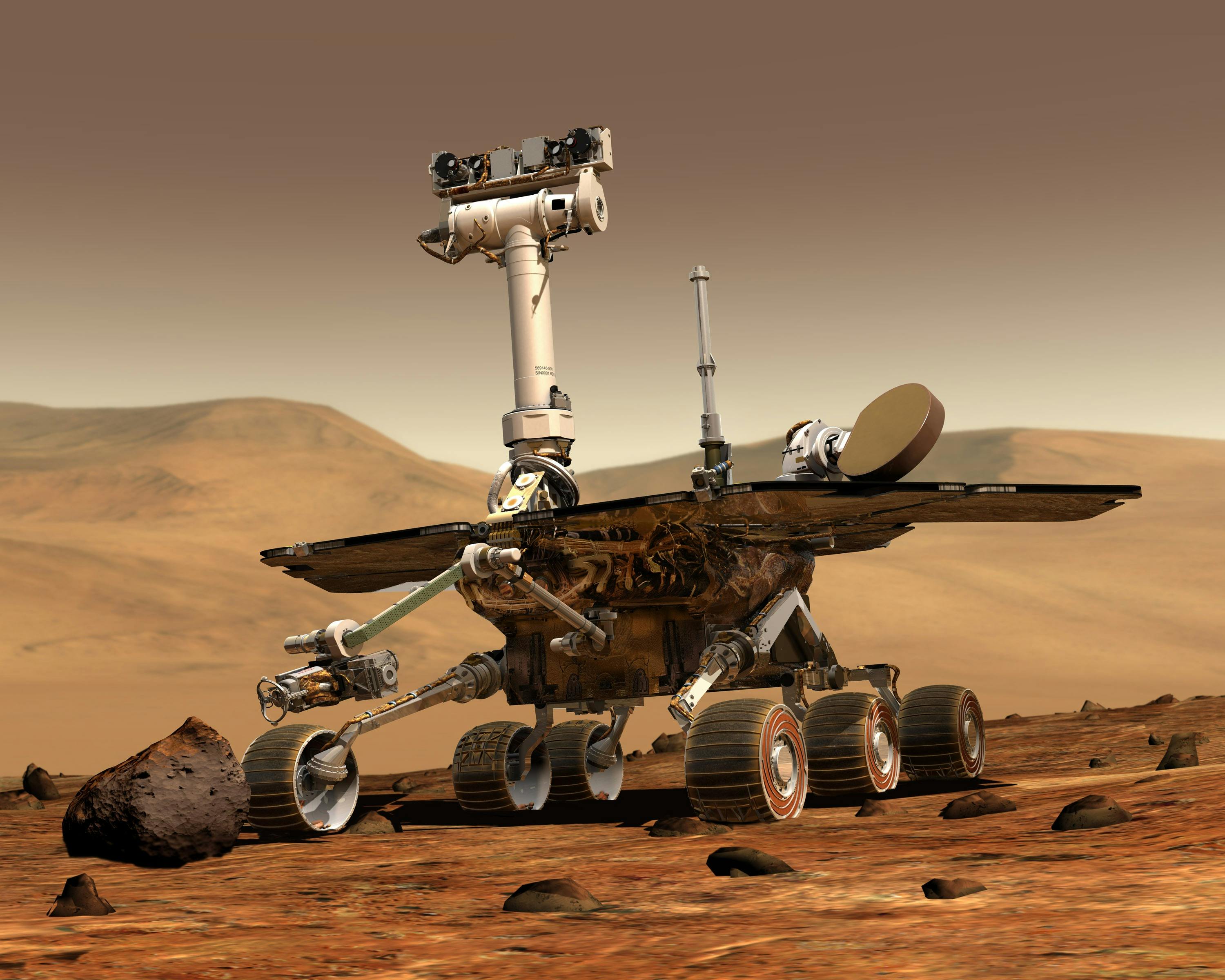 RNA interference, or RNAi, works by using the cell's own molecular machines to process synthetic genetic material, like the Mars Rover processing samples on an alien planet.