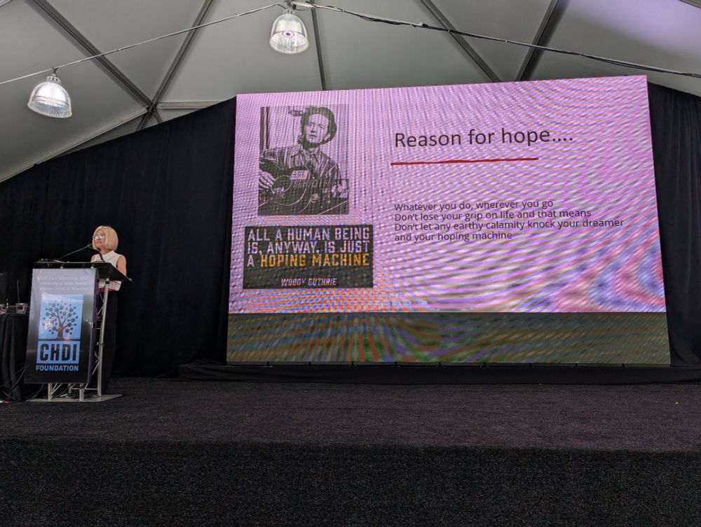 Erin Furr-Stimming gave a hopeful introduction to biomarkers. There's certainly a lot of research to be hopeful for in 2025!