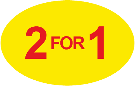 2 pour 1